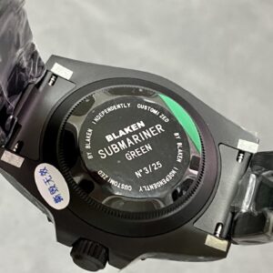Best Fake Rolex Replica Watch Submariner Poker-Limited Edition Black Custom DLC-PVD
