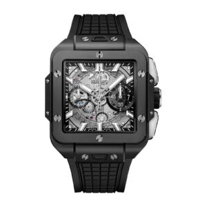 Fake Hublot Replica Watch Square Bang Unico Black Magic 821.CI.0170.RX