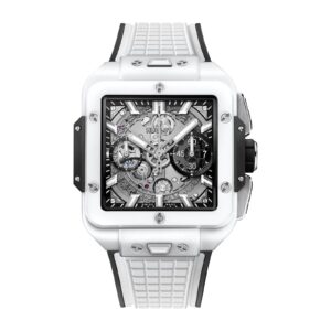 Hublot Replica Watch Square Bang Unico White Ceramic