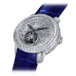 JACOB & CO. HIGH COMPLICATION MASTERPIECES CASINO TOURBILLON BAGUETTE DIAMONDS LIMITED EDITION 44MM (COPY)