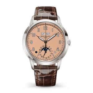 Patek Philippe Grand Complications Perpetual Calendar White Gold Rose Opaline Dial 5320G-011 KRF