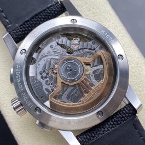 replica ap watch Fake Audemars Piguet Code 11.59 Chronograph White Gold 41mm Black Onyx Diamond Baguette Dial 26393BC.OO.A002KB.02