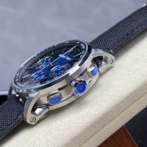 replica ap watch Fake Audemars Piguet Code 11.59 Chronograph White Gold 41mm Blue Dial 26393BC.OO.A002KB.01 OMF