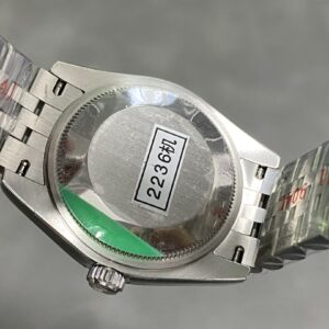 rolex replica watch Datejust 31 White Gold/Steel Bright Black Roman Dial & Fluted Bezel Jubilee Bracelet 278274 GSF
