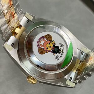 Super Clone Rolex replica watch Datejust 41 Yellow Gold/Steel Champagne Diamond Dial Fluted Bezel Jubilee Bracelet 126333 Clean