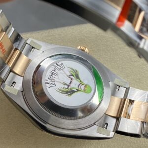 Super Clone Rolex replica watch Datejust 41 Rose Gold/Steel Chocolate Index Dial Fluted Bezel Oyster Bracelet 126331 Clean