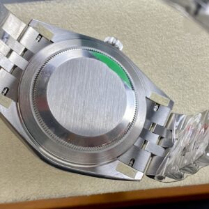 Fake Rolex Replica watch Datejust 41 Stainless Steel Blue Index Dial Smooth Bezel Jubilee Bracelet m126300-0002 ARF