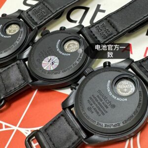 Omega X Swatch Speedmaster Bioceramic Moonswatch Mission To The Moonphase - New Moon