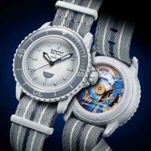 Replica Watch Blancpain X Swatch Scuba "Fifty Fathoms"-Antarctic Ocean SO35S100