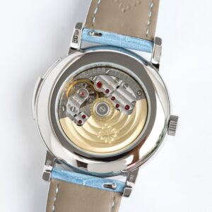 Fake Patek Philippe Replica Watch Grand Complications Minute Repeater White Gold Grand Feu Flinque Enamel Dial 5178G-012 TWF