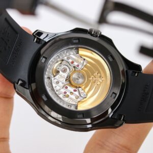 Fake Patek Philippe Replica Watch Aquanaut Limited Edition Black DLC-PVD
