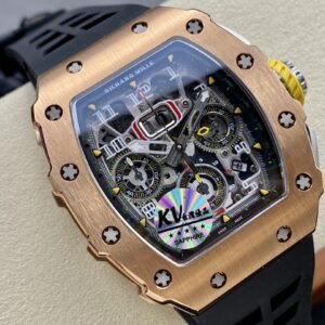 Fake Richard Mille Replica Watch RM 11-03 Rose Gold Automatic Flyback Chronograph