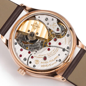 Fake Patek Philippe Replica Watch Ladies Calatrava White Gold Grey Satin Dial 4897G-010 TWF