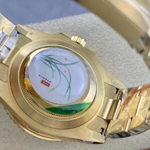 Best Fake Rolex Replica Watch Submariner Date Yellow Gold Wrapped 41mm Black Dial 126618LN ZQF