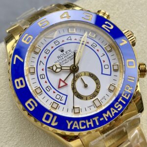 Rolex Yacht-Master II Yellow Gold White Dial Mercedes Hands 116688