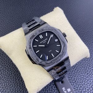 Best Fake Patek Philippe Replica Watch Nautilus All Carbon Black The Black Grail Project