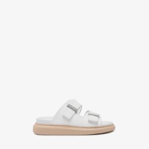 Alexander McQueen Women's Hybrid Slide in Ivory/blush