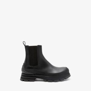 Alexander McQueen Men's Wander Chelsea Boot in Black