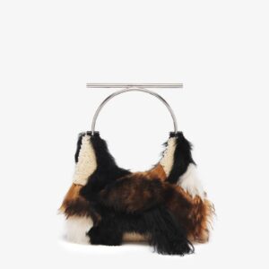 Replica Designer Bag Alexander McQueen T-bar Bag in Multicolor