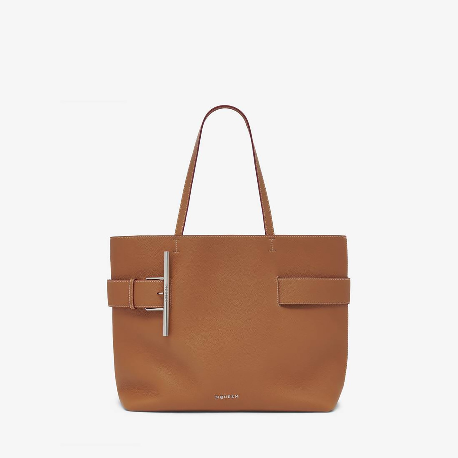 Replica Designer Bags Alexander McQueen Sling Shopper in Tan