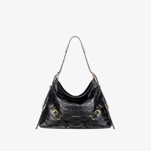 Replica Designer Bag Givenchy Women's Medium Voyou Bag In Crocodile Effect Leather