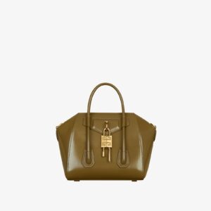 Replica Designer Bag Givenchy Women's Mini Antigona Lock Bag In Box Leather
