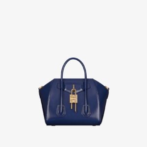 Replica Designer Bag Givenchy Women's Mini Antigona Lock Bag In Box Leather