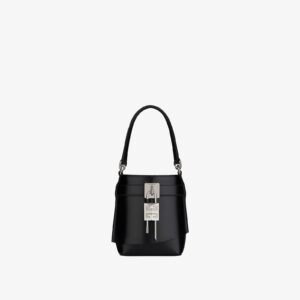 Replica Designer Bag Givenchy Women's Micro Shark Lock Bucket Bag In Box Leather