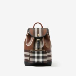 Replica Designer Bag Burberry Check Backpack