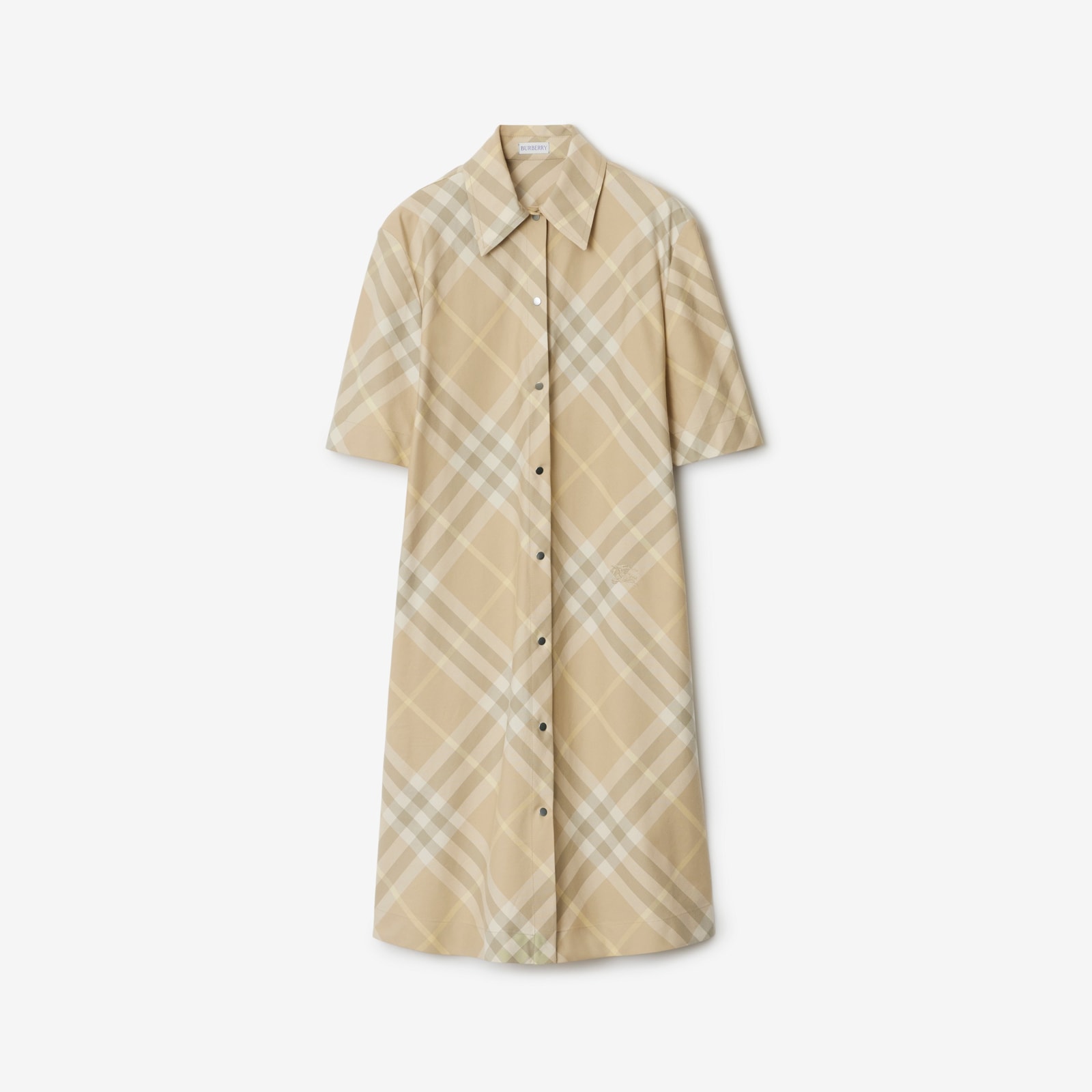 Burberry Check Cotton Shirt Dress