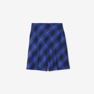 Burberry Check Linen Shorts