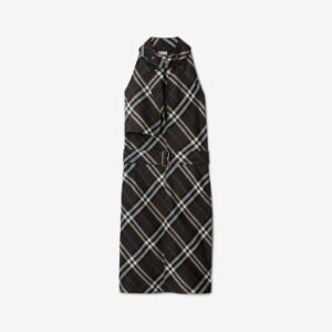 Burberry Check Wool Silk Dress