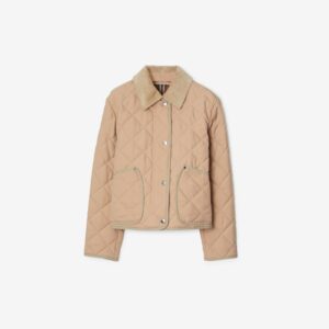 Burberry Cropped Quilted Thermoregulated Barn Jacket