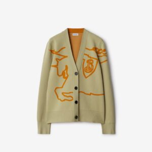 Burberry EKD Cotton Blend Cardigan