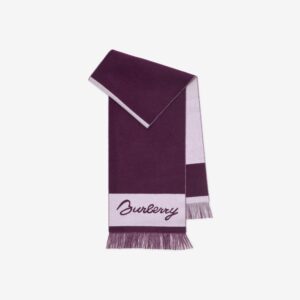 Burberry EKD Logo Wool Scarf