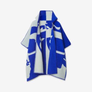 Burberry EKD Wool Blanket Cape
