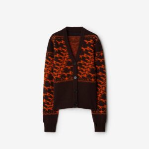 Burberry Fox Wool Cardigan