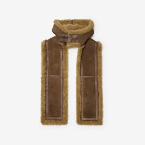 Burberry Hooded Shearling Scarf