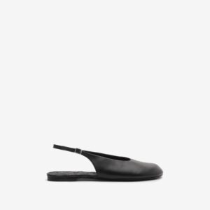 Burberry Leather Baby Slingback Ballerinas