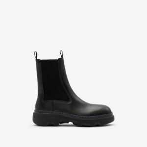 Burberry Leather Creeper Chelsea Boots