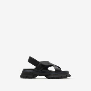Burberry Leather Pebble Sandals
