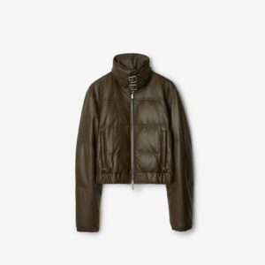 Burberry Leather Puffer Jacket