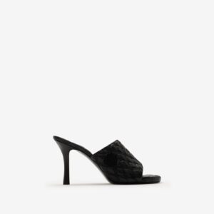 Burberry Leather Quilt Mules