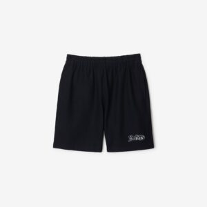 Burberry Logo Cotton Shorts