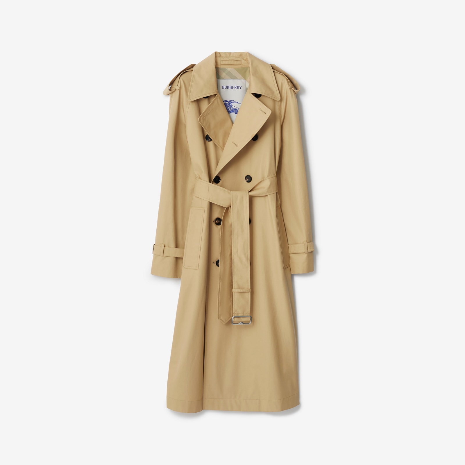 Burberry Long Gabardine Trench Coat