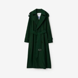 Burberry Long Silk Trench Coat