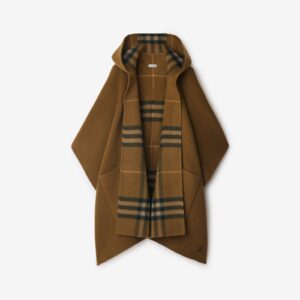 Burberry Reversible Check Cashmere Cape