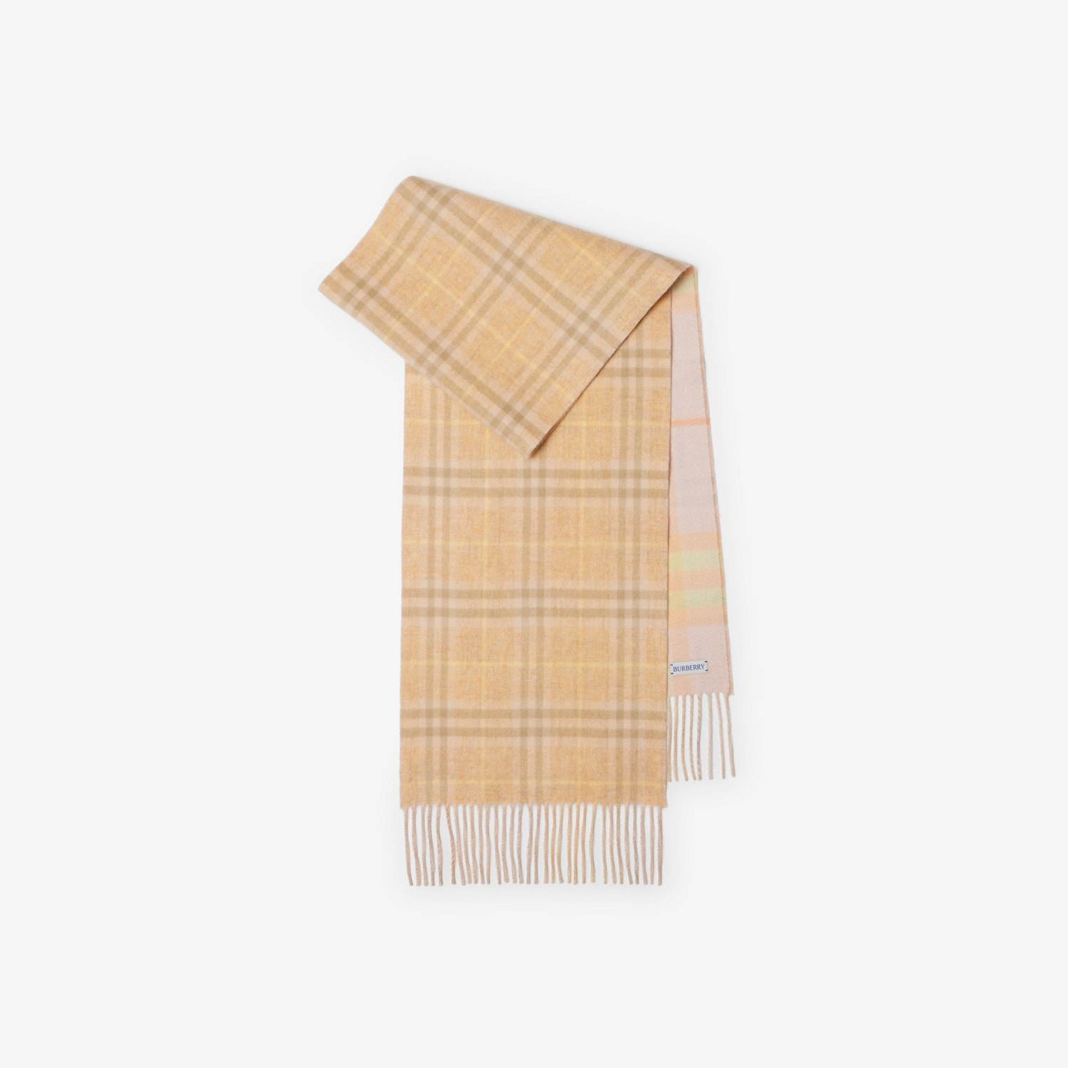 Burberry Reversible Check Cashmere Scarf