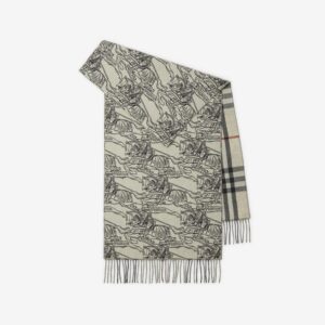 Burberry Reversible EKD Cashmere Scarf