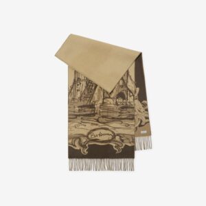 Burberry Tower Bridge Cashmere Scarf